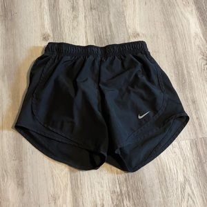 Black Nike athletic shorts